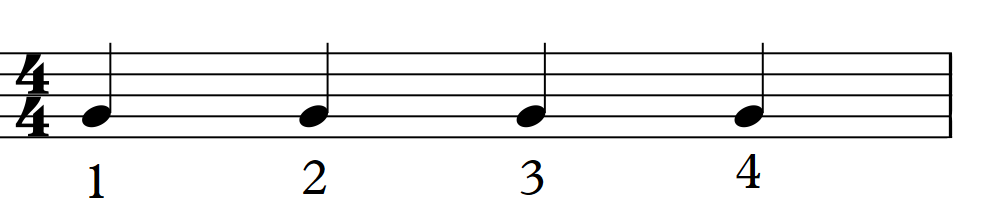 quarter note beats