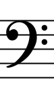バス（ヘ音記号