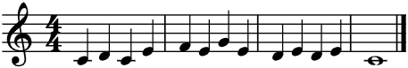 exercise with mixed steps and skips