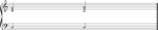 Root position to 2nd inversion