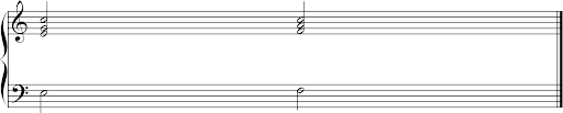 1st inversion to root position