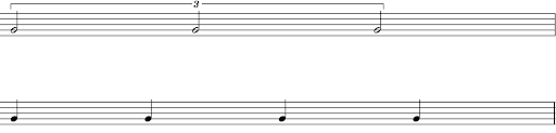 half-note triplet