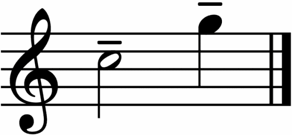 tenuto articulation in music