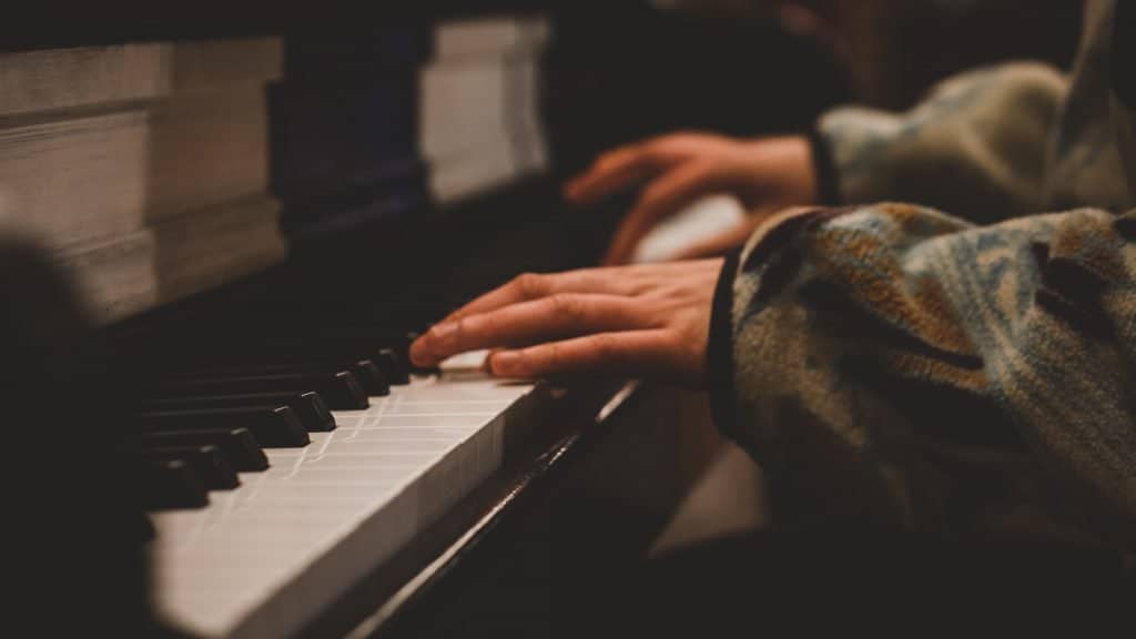 e major chord,e dur akkord klavier