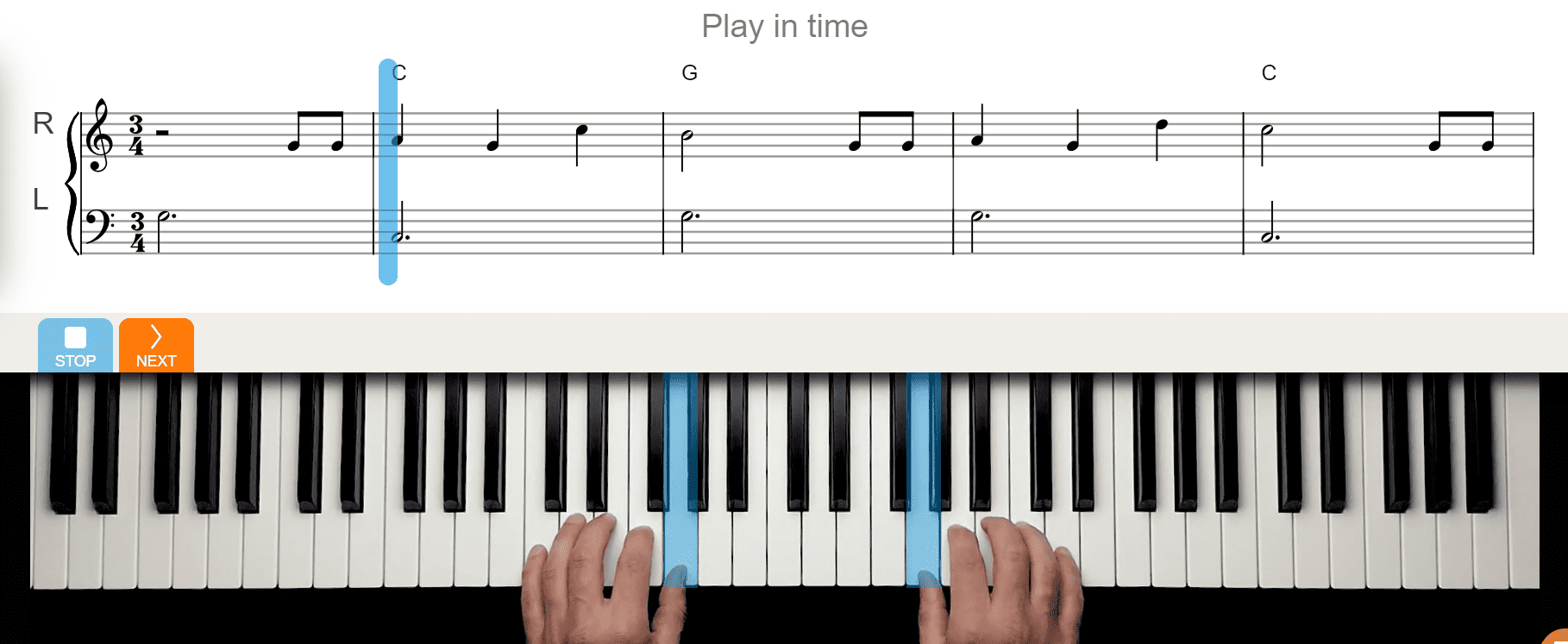 happy birthday notes keyboard