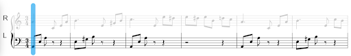 the left-hand broken chord