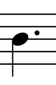 Dotted quarter note
