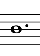 Dotted whole notes (Semibreves)