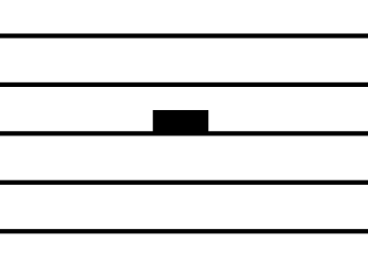 A half rest