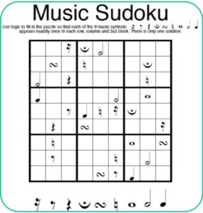 music sudoku