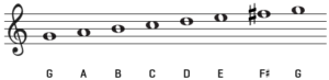 g major scale