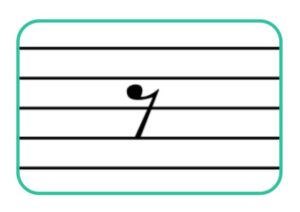 Eighth note rest