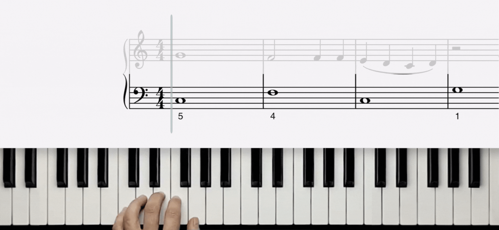 american pie piano notes in left hand