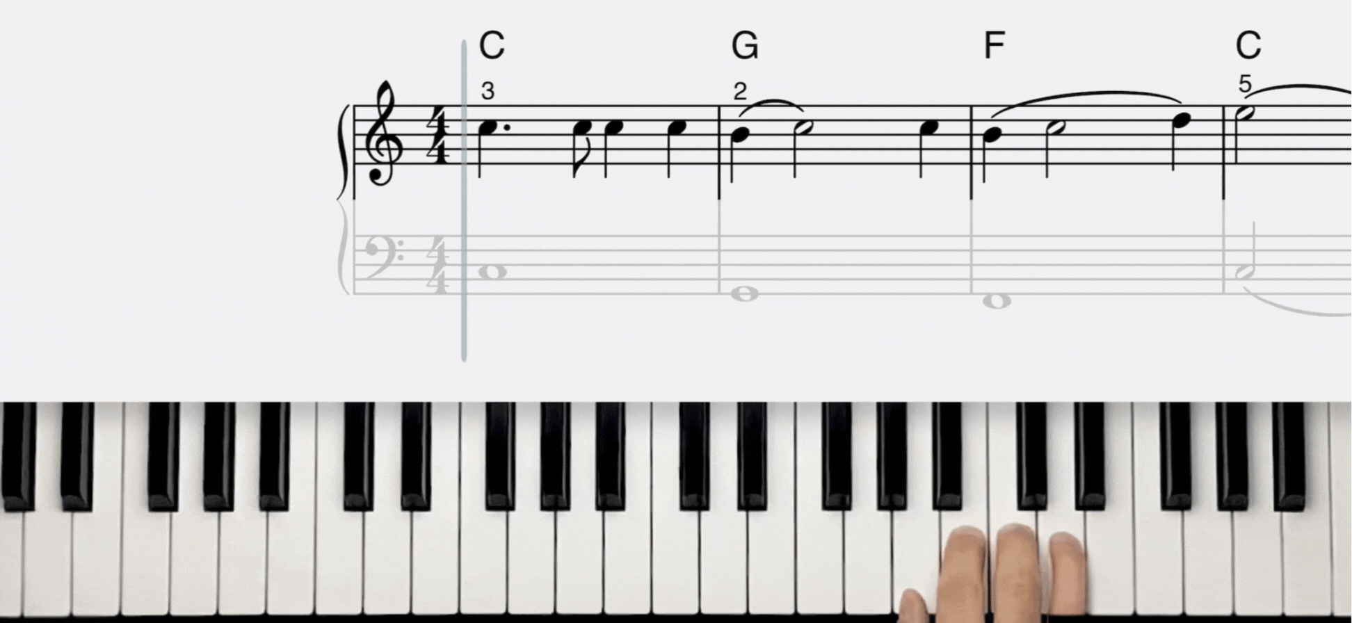 my heart will go on piano notes in right hand