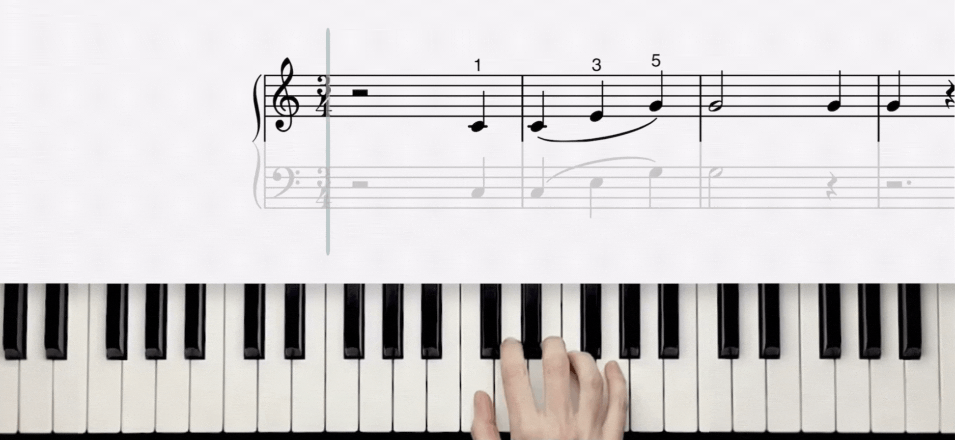 the blue danube piano notes in right hand