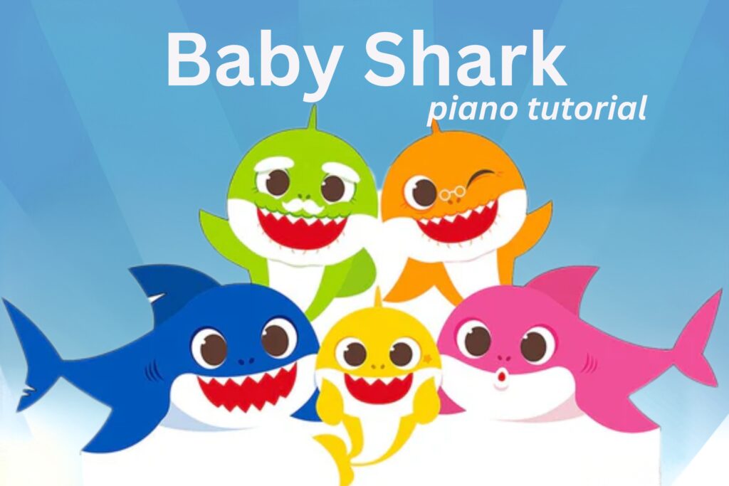 Baby Shark piano tutorial
