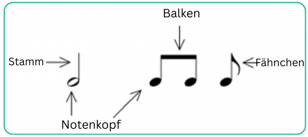 Notenwerte und Pausen
