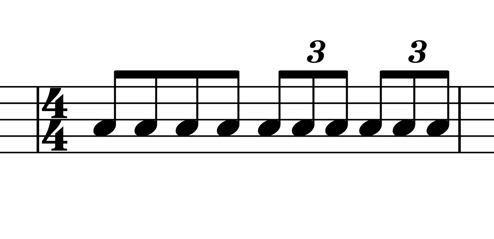 What are the different types of piano notes?