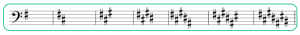 Bass Clef Key Signatures