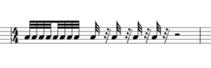 thirty-second notes