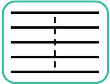 Dotted bar lines