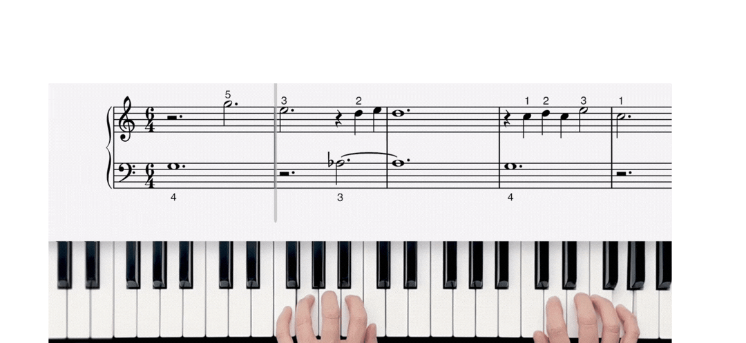 Clair de Lune piano tutorial