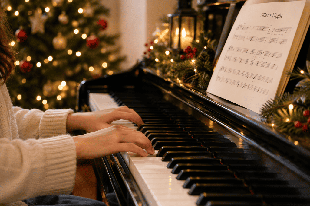 silent night piano
